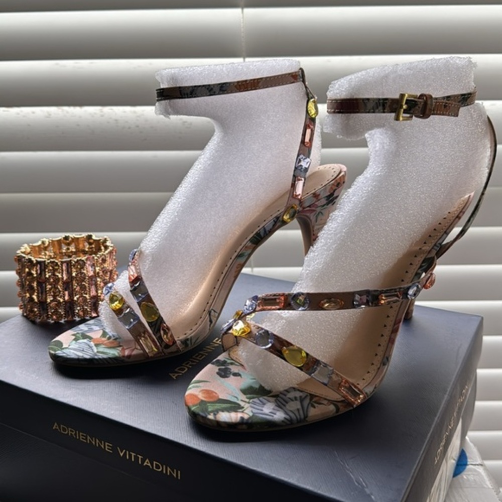 Adrienne Vittadini jewel shoes in nude color 8 super adorable and feminine